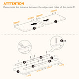 HOOBRO 29.5" Narrow Console Table, Small Entryway Table with Shelf, 2 Tier Thin Sofa Table, Side Table, Display Table, for Hallway, Living Room, Bedroom, Rustic Brown and Black BF74XG01 HOOBRO