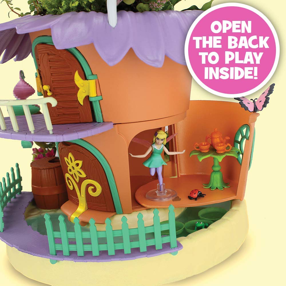 My Fairy Garden — Nature Cottage Toy Figurine and Plant Kit — Grow Your Own Magical Garden with Fairy Isla — Ages 4+ PlayMonster