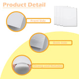 XiyaxiVici 4 Pack Aluminum Sublimation Photo Blanks 12x8 Inch Metal Sublimation Photo Blanks, 0.5mm Thickness Photos Sign Frame Blanks Room Wall Decoration for Heat Transfer Printing White XiyaxiVici