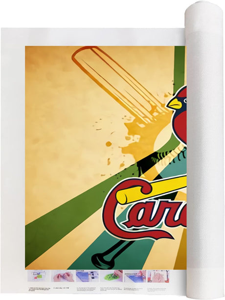 MasxcupLy DIY 5D Diamond Painting Baseball by Number Kits for Adults, Full Round Drill Diamond Art Painting Sports Picture Gift Home Wall Decor.(12X16in,baseball-29) MasxcupLy