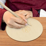 30 PCS 11.8 Inch Wood Circles, Thickness 2.5 mm Unfinished Wood Circles, Plywood Circles, Craft Unfinished Wood Discs for DIY Crafts, Door Hanger, Painting, Versatile Round Wood Pieces,by GNIEMCKIN GNIEMCKIN