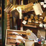 Lannso DIY Dollhouse Miniature Kit, Doll House Kit with Dust Proof Cover, Magic Wand Shop, Mini Handmade Wooden Dollhouse Toys for Adult Gift(F32) Lannso