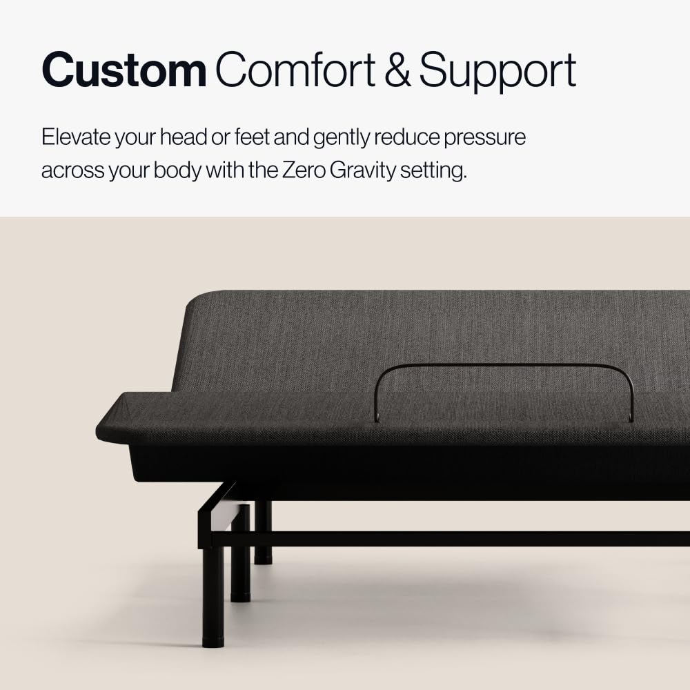 Adjustable Comfort Classic Adjustable Base - Twin XL - Head & Foot Incline - Wireless Remote with Memory - Easy Set Up - Zero Clearance - Zero Gravity - Durable Frame Adjustable Comfort