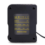 DCB112 Battery Charger Replacement for De-Walt 12V 20V and 60V MAX Lithium-Ion Battery DCB201 DCB200 DCB612 DCB609-2 DCB609 DCB606 DCB606-2 DCB208 DCB206 DCB206-2 DCB204 DCB203 DCB126 DCB127 Gonocop