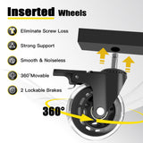 FreekyFit Rolling Shop Stool with Wheels, Garage Work Mechanic Stool with Backrest, Roller Mechanic Chair, Adjustable Height, 360° Swivel, Tool Tray Storage, 330 LBS Capacity, Heavy Duty, Yellow FreekyFit