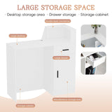 IEHFDCA Retail Reception Desk with Storage, Modern Checkout Counter for Store, Anti-Scratch Front Desk for Salon, Boutique, Cafe – Easy Assembly H 31.5" × 16.5" × 39.4" IEHFDCA