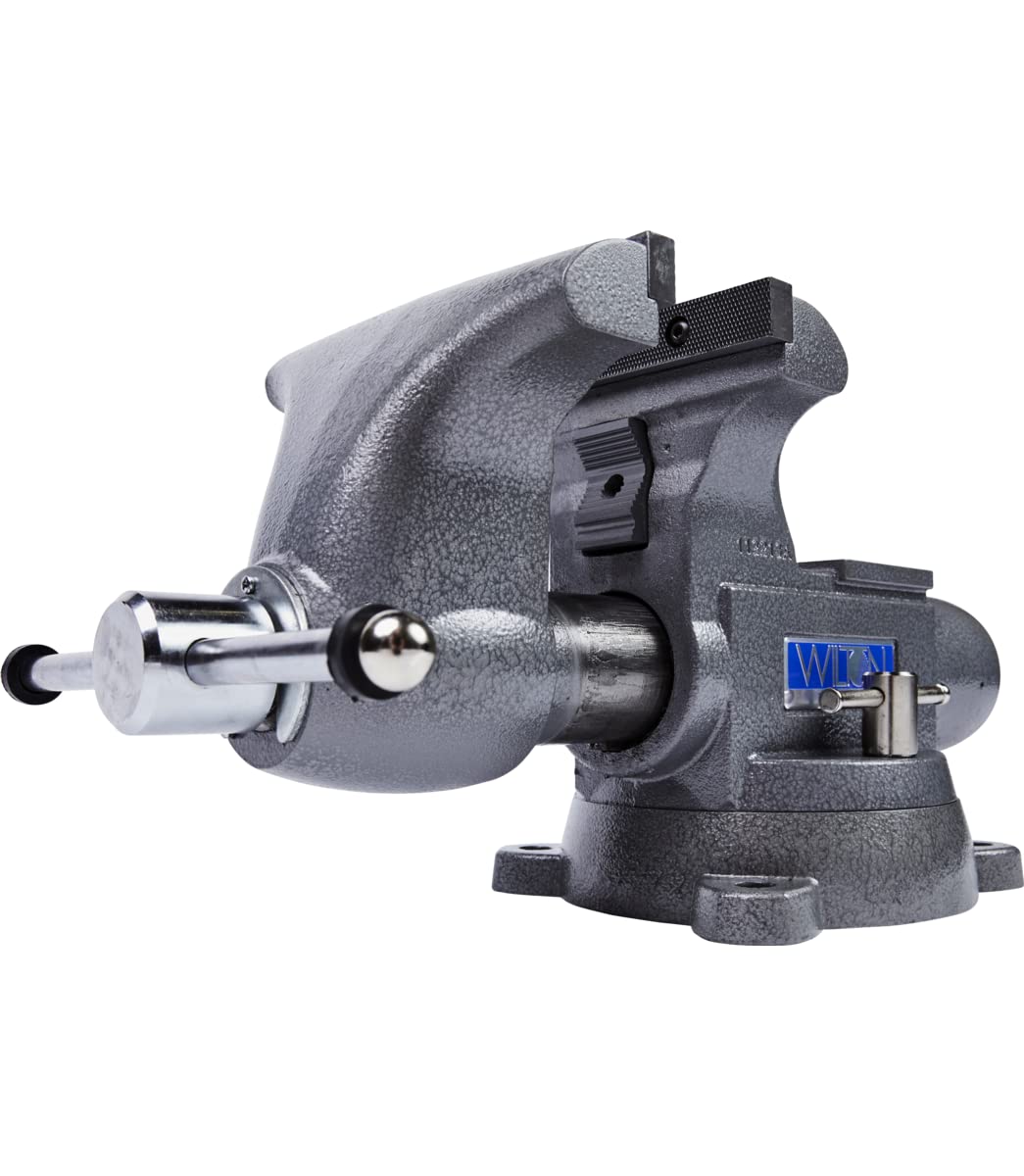 Wilton Tradesman Bench Vise, 8" Jaw Width, 6-3/4" Max Jaw Opening, 4-3/4" Throat (Model 1780A) Wilton