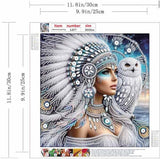 ZQEATRY Special Shape Diamond Art Kits for Adults,5D Diamond Painting Kits for Animal Eagle,DIY Crystal Rhinestones Gem Art for Adults Home Wall Decoration 12×12 Inch ZQEATRY