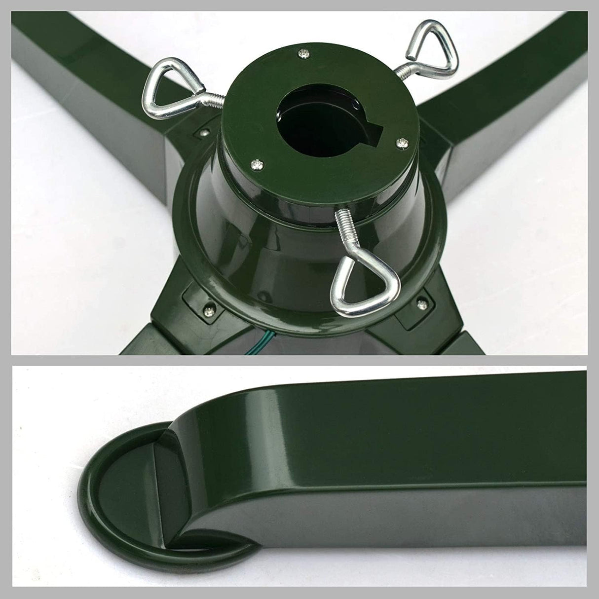 YardGrow Rotating Christmas Tree Stand for Up to 7.5ft Artificial Tree, Christmas Tree Stand, Revolving Tree Base ONLY YardGrow