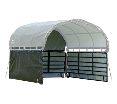 ShelterLogic 12’x12’ Equine, Livestock and Agricultural Corral Shelter Enclosure Kit (Corral Panels and Corral Shelter Not Included)