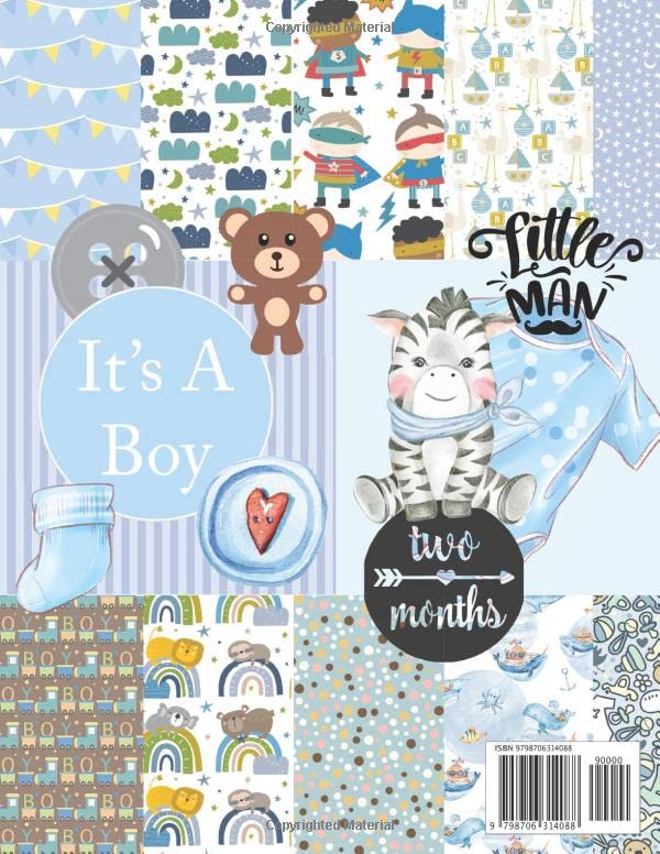 Baby Boy Scrapbook Paper And Images Kit: Scrapbooking Supplies For Arts & Crafts Journals WoodArtSupply