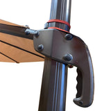 Garden Winds Replacement Canopy Top Cover Compatible with The Everhome 11 Ft Round Solar Umbrella 2021-2022 - Riplock 500 Garden Winds