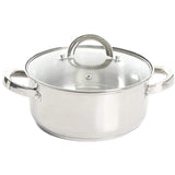 Oster Sangerfield Stainless Steel Cookware, 3.0-Quart Dutch Oven w/Steamer Basket Oster