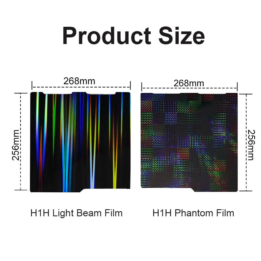 HysiPrui 3D Printer Kobra 3 Build Plate Platform Double Sided H1H Smooth Surface Build Plate Sheet, Flexible Removable Heated Bed Platform Mat for Anycubic Kobra 3/Kobra 3 Combo 256x268mm - WoodArtSupply