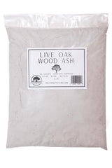 Live Oak Wood Ash - All Natural Clean Sifted Premium MultiUse Hardwood Ashes (2 lbs) The Living Pasture