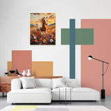 obterie Horse Paint by Numbers Kit for Adults Beginner Animals Oil Painting Kit Adult Paint by Number Kits on Canvas DIY Painting for Beginners Art by Numbers for Gifts Home Wall Decor 16x20 Inch obterie