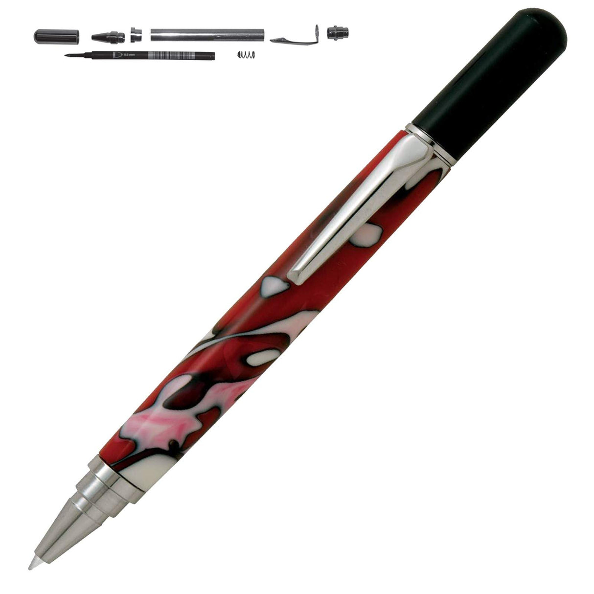 Penn State Industries PKRB1000SS Rollester Rollerball Pen Kit Starter Package Woodturning Project Penn State Industries