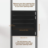 Swinging Doors Cafe Doors, Retro Counter Swinging Doors, Indoor Pine Wood Single Door 35.4"x35.4" Parlor Butler Door for Hallway Kitchen Bar Pub Entrance Partition Black (35.4"x35.4") Bulelula