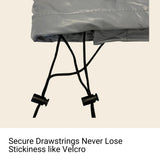 Formosa Covers | BBQ Outdoor Gas Grill Cover - Heavy Duty Waterproof Strong Protection for Weber, Brinkmann, Char Broil, Holland, Jenn Air Outside Storage - 36" L x 26" D x 46" H Black Vinyl Formosa Covers