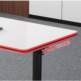 JQUZPCV Conference Table Foldable Meeting Tables, Mobile Training Table with Wheels, Flip Top Rolling Seminar Meeting Table for Office,Meeting Room,classr (Grey, 63×23.6×29.5in) JQUZPCV