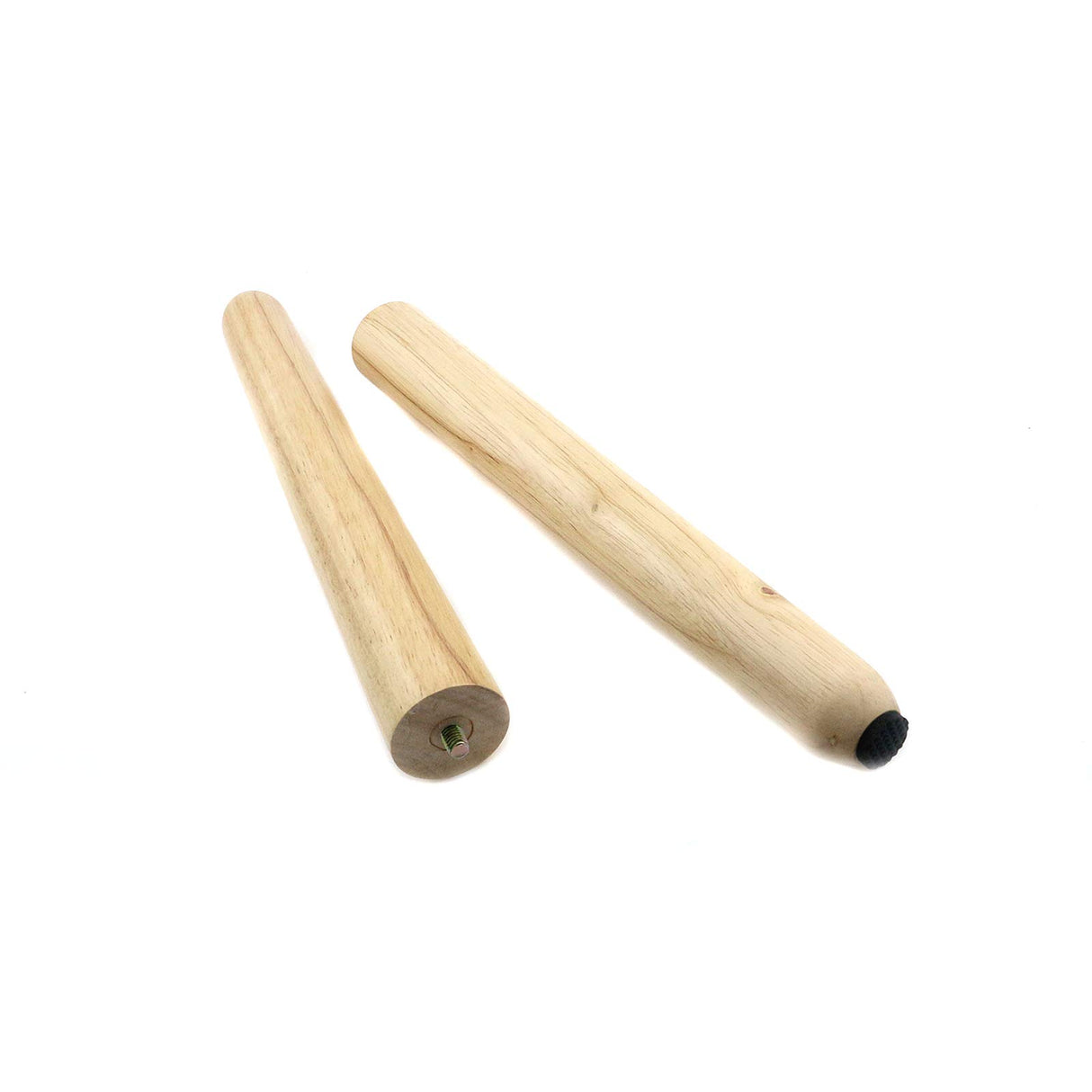 Geesatis 13" Solid Wood Furniture Legs Mid Century Legs for Couch Sofa Chair Coffee Table Legs Replacement Part, with Mounting Plate and Screws Geesatis