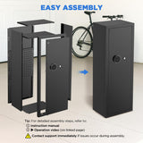 MSYCOST 8-10 Gun Rifle Safe for Home Security, Gun Safe for Rifles and Pistols - Quick Access Digital Keypad | Easy Assembly Gun Safe with Adjustable Shelves (Fits Shotguns & Ammo) MSYCOST