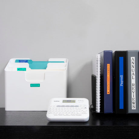 Brother P-Touch PT-D410 Home / Office Advanced Label Maker | Connect via USB to Create and Print on TZe Label Tapes up to ~3/4 inch, White Brother