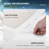 PayLessHere Gel Memory Foam Mattress 8 inch Mattress, CertiPUR-US Certified,Breathable Bed Mattress for Cooler Sleep Supportive & Pressure Relief,Removable Soft Cover,White King，Fiberglass Free PayLessHere