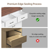 Airynee Farmhouse 7 Drawer Dresser for Bedroom, 51" Wide Chest of Drawers, Wood White Dresser with Deep Drawers, Storage Dressers Organizer for Bedroom, Living Room, Hallway Airynee