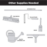 Rust-Oleum 299743 RockSolid Metallic Garage Floor Coating Kit, 80 fl oz, Gunmetal, 2.5 Quarts (Pack of 1) Rust-Oleum