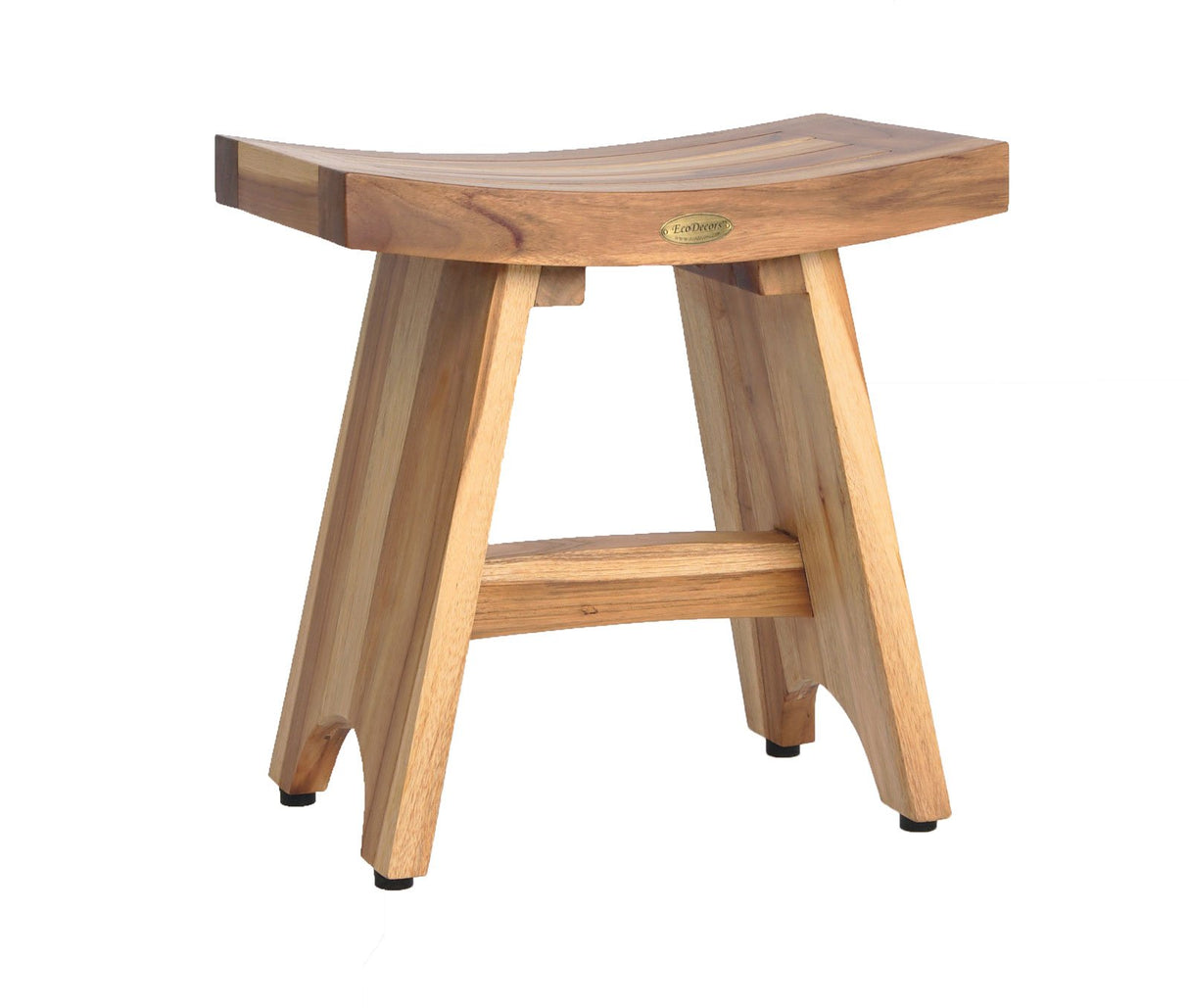 EcoDecors, Serenity, 18 ", Teak Shower Bench, Teak Bench for Shower, Teak Bench, Shower Teak Bench, Teak Wood Shower Bench, Teak Shower Stool, Teak Bench Shower, Teak Shower Bench for Inside Shower EcoDecors
