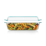 Pyrex Deep 5.2-Qt (9"x13") 2-in-1 Glass Baking Dish with Glass Lid, Extra Large Rectangular Baking Pan For Casserole & Lasagna, Dishwasher, Freezer, Microwave and Pre-Heated Oven Safe Pyrex
