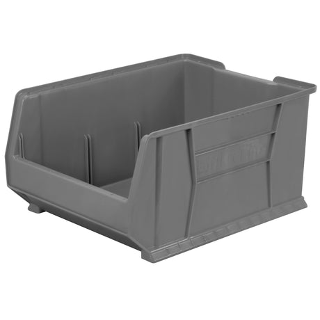Akro-Mils 30289 Super-Size AkroBins Plastic Storage Bins, Space-Saving Stackable Bins for Garage, Classroom, Warehouse Organization, 24-Inch L x 18-Inch W x 12-Inch H, Grey, 1-Pack Akro-Mils