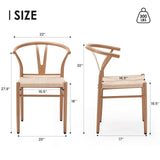 Mid Century Modern Metal Wishbone Dining Room Chairs Set of 2 4 for Your Kitchen Beach House STARY