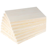 ADXCO 8 Pack Wood Panels 11 x 14 inch Wooden Canvas Board Unfinished Wooden Panel Boards for Painting, Arts, Pouring Use with Oils, Acrylics ADXCO