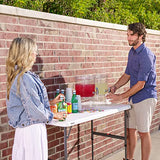 Lifetime Height Adjustable Folding Table, 4 Foot Lifetime