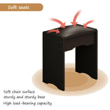 MOUMON Vanity Desk Vanity Mirror Makeup Desk with Lights, Vanity Desk with Mirror and Lights, Makeup Vanity with Drawers and Shelves, Crystal MOUMON