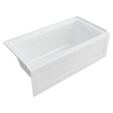 American Standard 2544202.02 Town Square S 60"x32" Bathtub-Left Drain in White American Standard