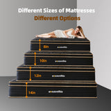 Nocavellis Twin Mattress 10 Inch Twin Size Mattresses in a Box Spring Hybrid Twin Bed Memory Foam Mattress Comfort Breathable Fabric Cooling Gel Pressure Relief, Medium Firm Nocavellis