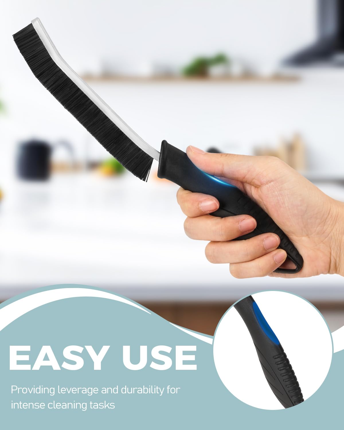 SXhyf Cleaning Brush - Hard Bristle Crevice Cleaning Brush, Multifunctional Gap Scrub Brush, Home Essentials, Bathroom Cleaner Tools for Household Use, Kitchen, Window, Faucets, Toilet, Grout, Car SXhyf