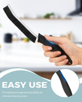 SXhyf Cleaning Brush - Hard Bristle Crevice Cleaning Brush, Multifunctional Gap Scrub Brush, Home Essentials, Bathroom Cleaner Tools for Household Use, Kitchen, Window, Faucets, Toilet, Grout, Car SXhyf