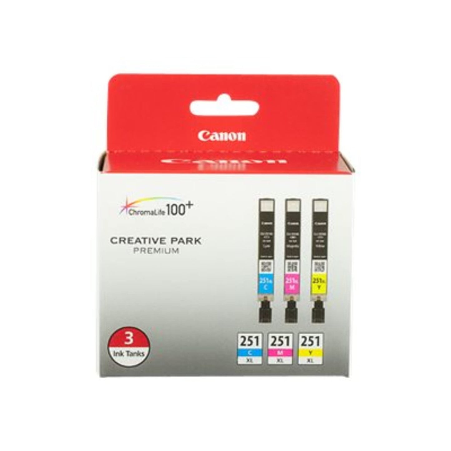 Canon CLI-251XL 3 Color Multi Pack Compatible to MG6320, iP7220, MG5420, MX922, MX722, MG7120, MG6420, MG5520, iX6820, iP8720, MG7520, MG6620, MG5620