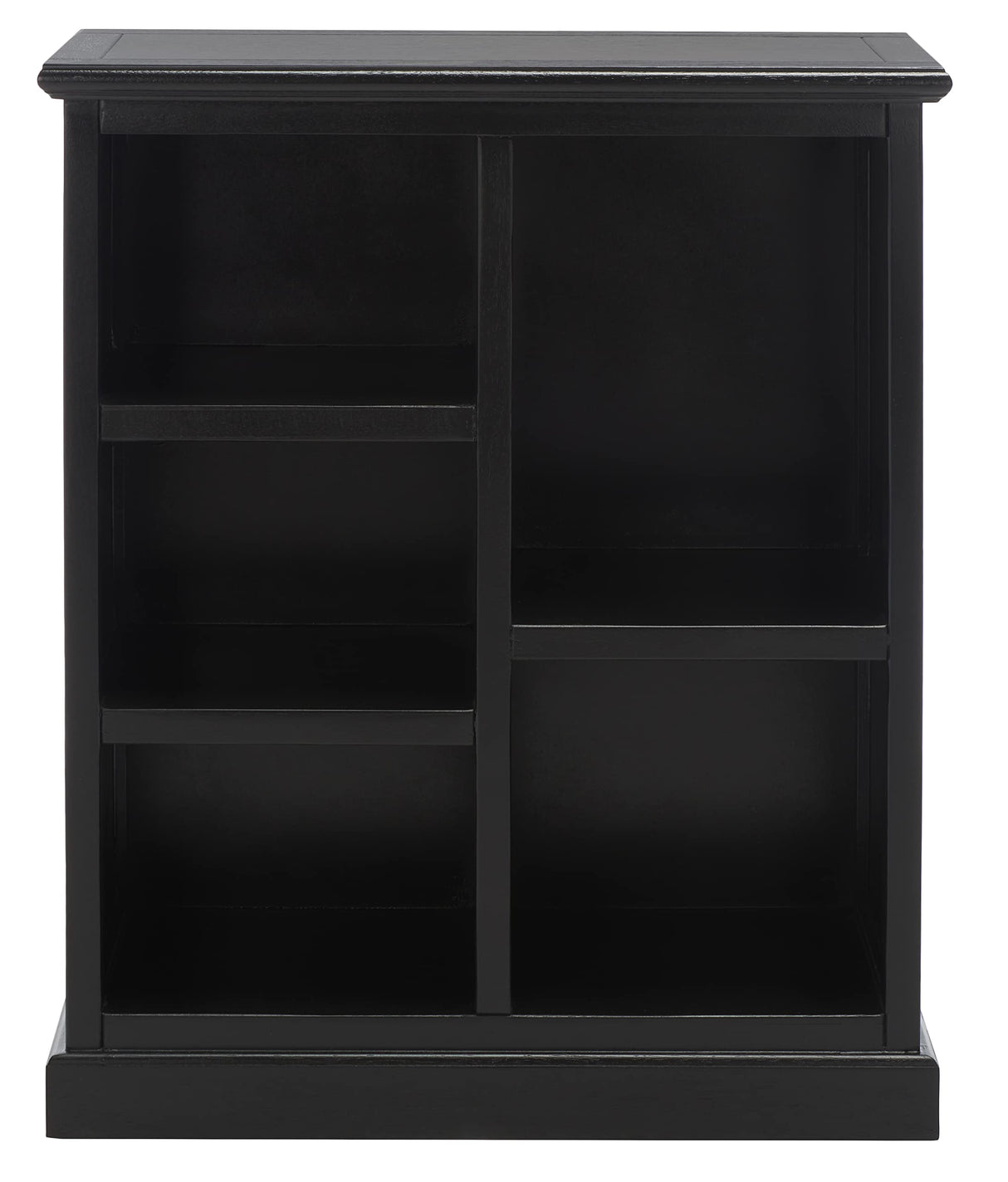 Safavieh Home Collection Maralah Black Solid Wood Bookcase 5-Shelf Unit (Fully Assembled) Safavieh