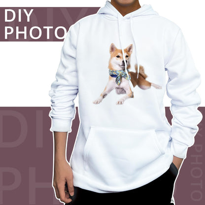 AiDiYGECO 3pcs Sublimation Hoodies Blank Men 100 Polyester Hoodie For Sublimation (2XL)