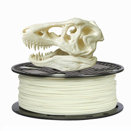 CC3D PLA Max Bone White PLA Filament 1.75 mm 1KG 3D Printer Filament 2.2LBS 3D Printing Material Stronger Pro Plus + Filament Ivory White Bone Color CC3D
