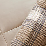 Woolrich Comforter Set, Cabin Lodge, Warm Cover for Colder Season, Modern Cottage-Inspired Down Alternative Ultra Soft Microfiber Bedding, Matching Sham, Plaid Brown Twin 2 Piece Woolrich John Rich & Bros.
