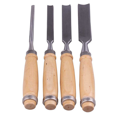 4Pcs Carpenter Carving Firmer Gouge Wood Chisel Woodworking Tool Carpentry Tools szzijia