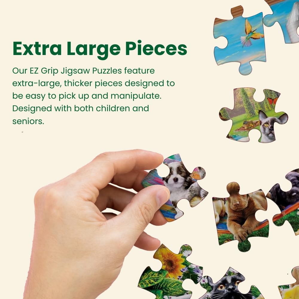 Masterpieces 300 Piece EZ Grip Jigsaw Puzzle - Morning Glory - 18"x24" Masterpieces