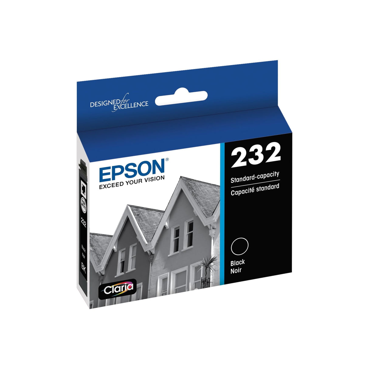 EPSON 232 Claria Ink Standard Capacity Black Cartridge (T232120-S) Works with WorkForce WF-2930, WF-2950, Expression XP-4200, XP-4205 Epson