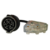 EVHIKING J1772 to Nema 5-15/5-20 Discharger, EV Station Charging Adapter with 0.25M Cable and Three Sockets,EV Adapter Plug,J1772 to Nema 5-20 for E-Bike/Scooter/One Wheel EVHIKING